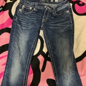 Miss Me Dark Blue Boot Cut Jeans